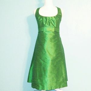 Alfred Sung Green Formal Halter Dress Size 12